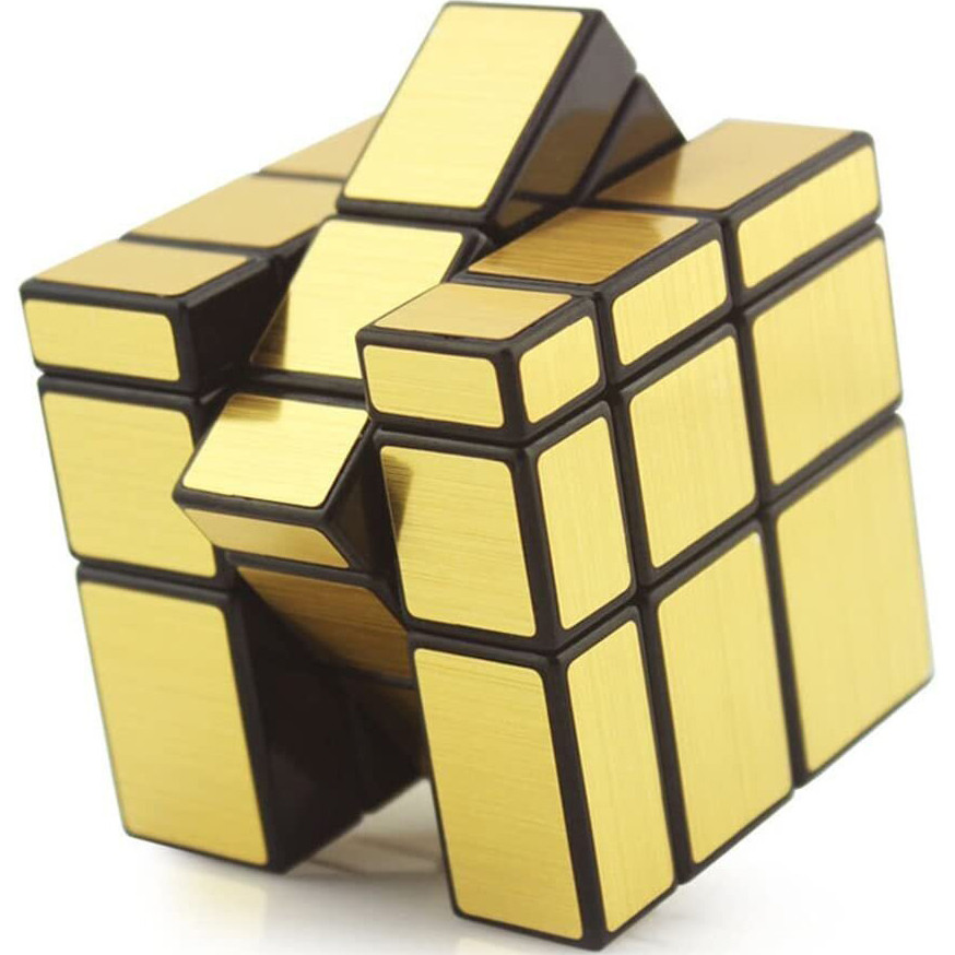 3x3 veidrodinis magiškas kubas, auksinis greičio kubas, veidrodinis rubiko kubas, 3x3 veidrodinis rubiko kubas, auksinis veidrodinis kubas, auksinis rubiko kubas