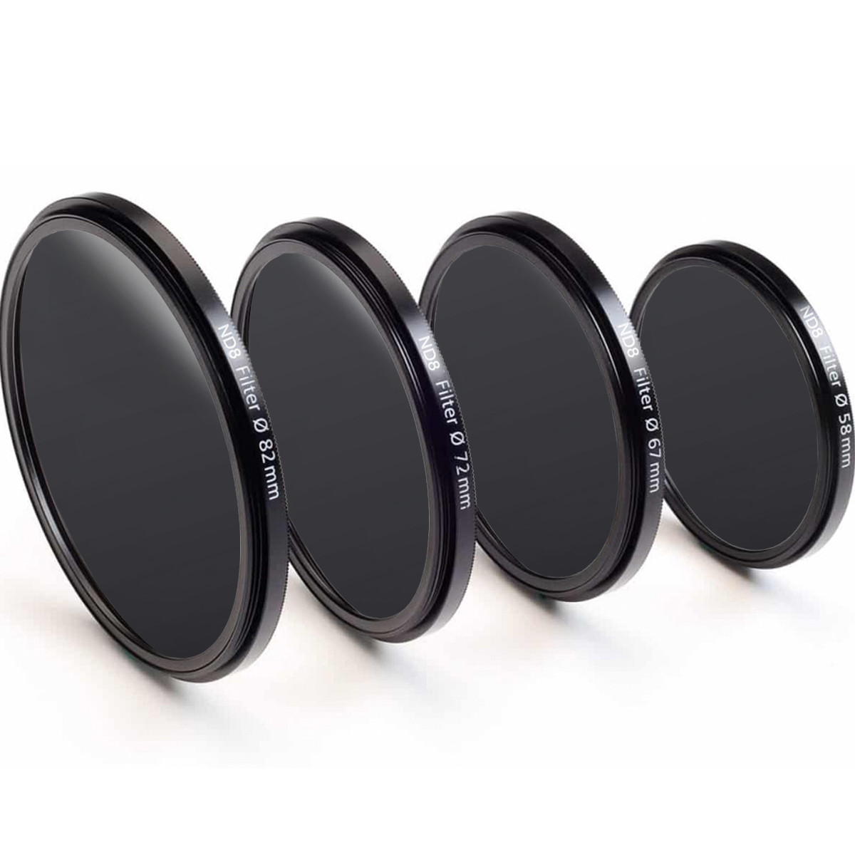 37 mm ND8 filtras, neutraliojo tankio ND8 filtras, 3 žingsnių ND filtras