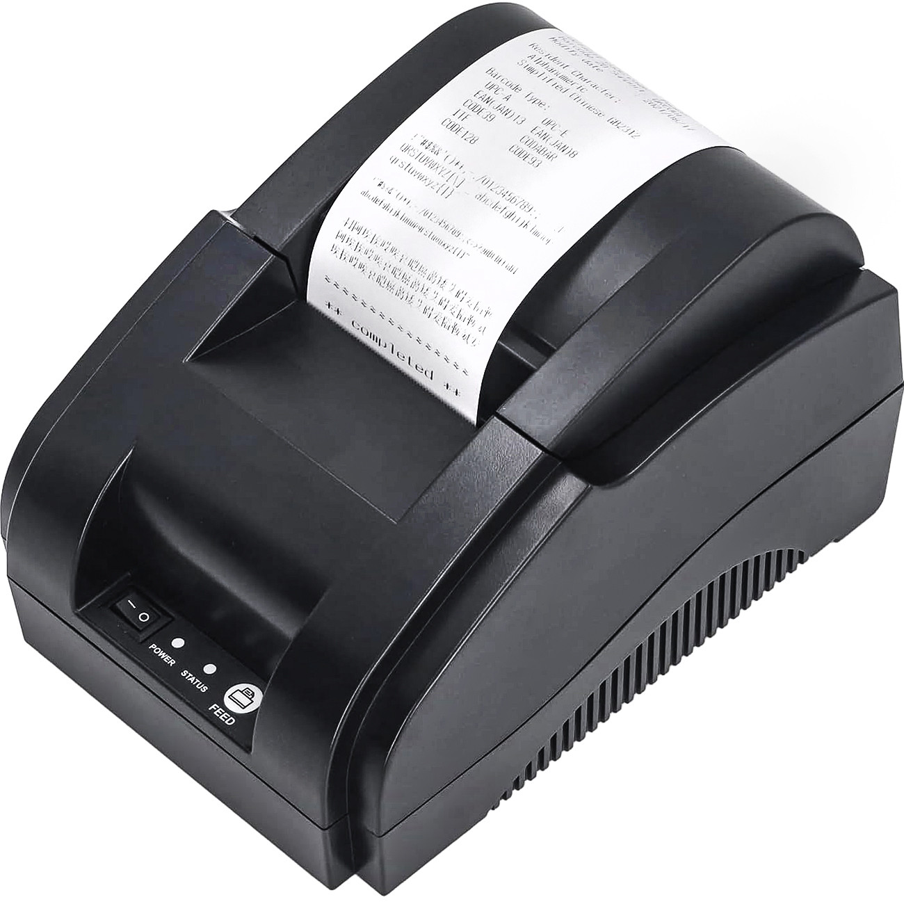 Kvito spausdintuvas 58 mm, USB terminis kvitų spausdintuvas, POS bilietų spausdintuvas, kvitų printeris, čekio spausdintuvas, termospasdis, POS kvitų printeris