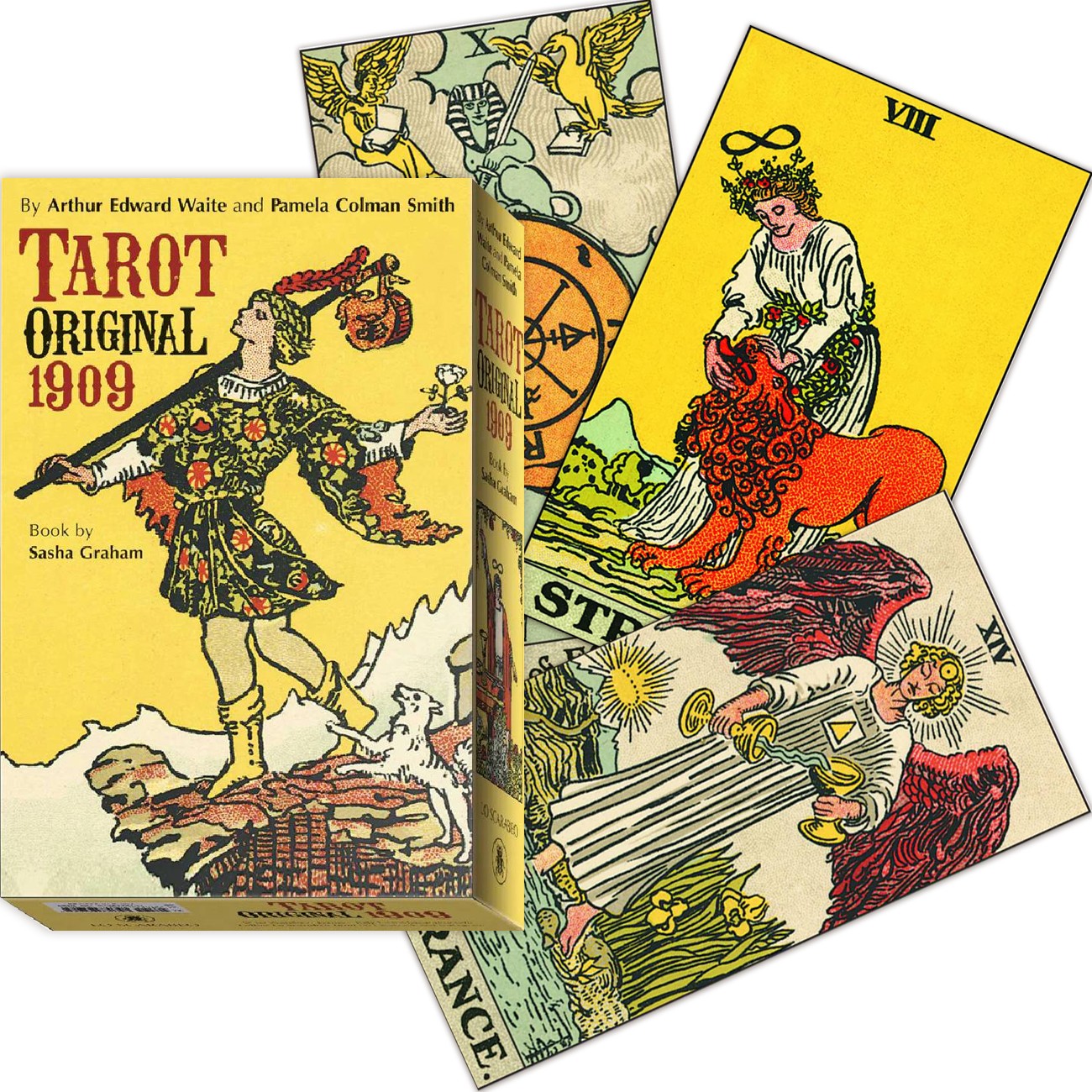 Klasikinis 78 kortų Taro kaladės rinkinys 1909 leidimas būrimui ir meditacijai, Taro kortos, Taro kortų kaladė, Taro rinkinys, būrimo Taro kortos, meditacinės Taro kortos