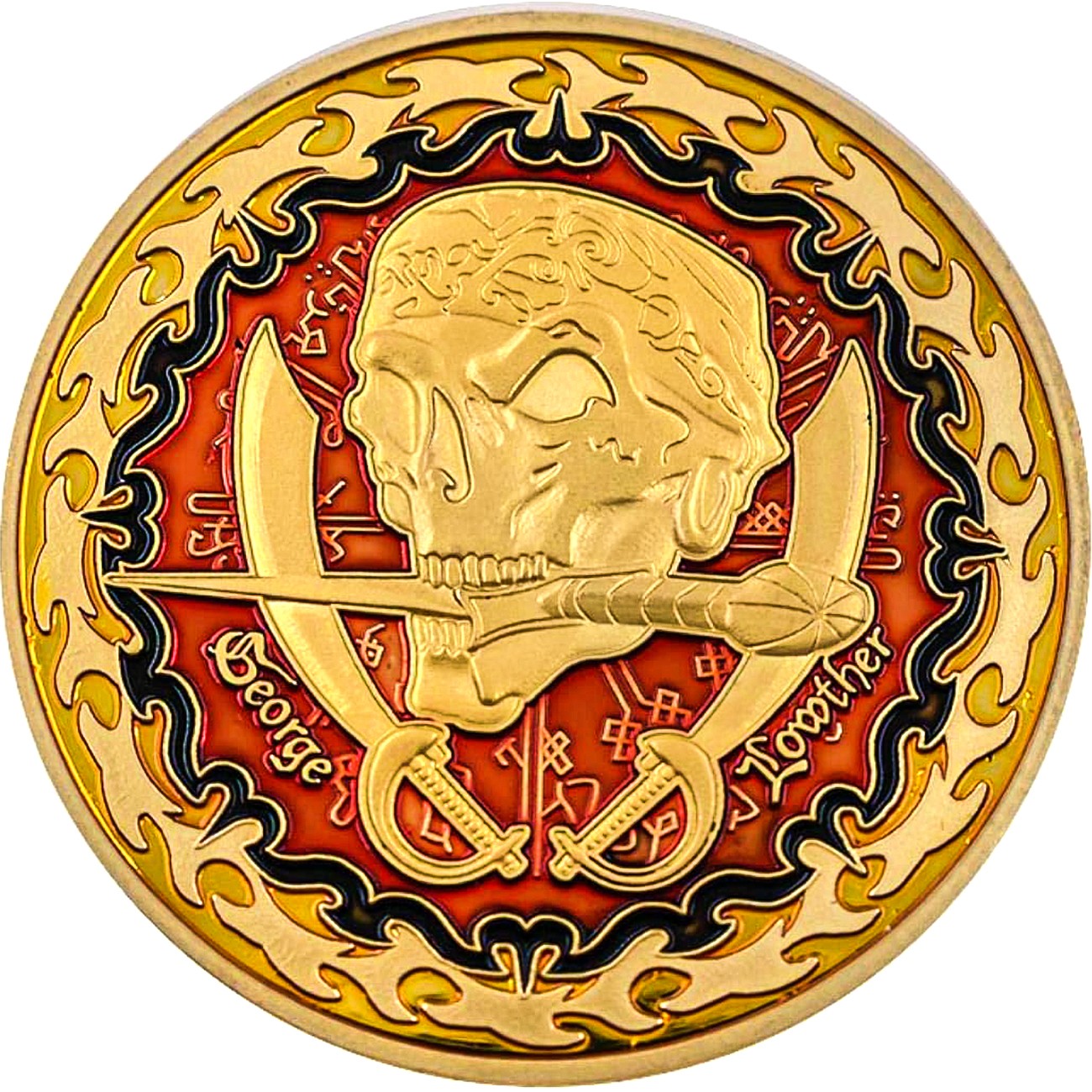 Vaikiška piratų lobio metalinė moneta stalo žaidimams ir viktorinoms, dekoratyvinė atminimo moneta, auksinė moneta, piratų moneta, žaidimų moneta, suvenyrinė moneta