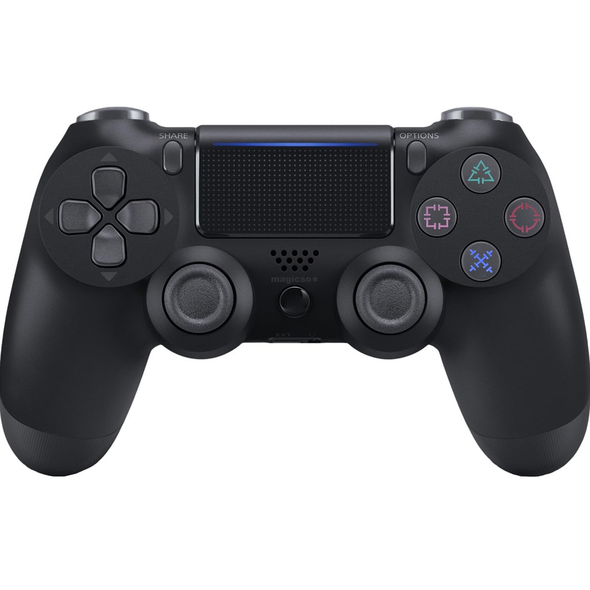 Belaidis žaidimų pultelis, skirtas PlayStation, su jutikliniu valdymu, belaidis valdiklis, „Bluetooth“, juodas, žaidimų valdiklis, žaidimų pultas, pultelis žaidimams, nuotolinis žaidimų valdymo pultelis