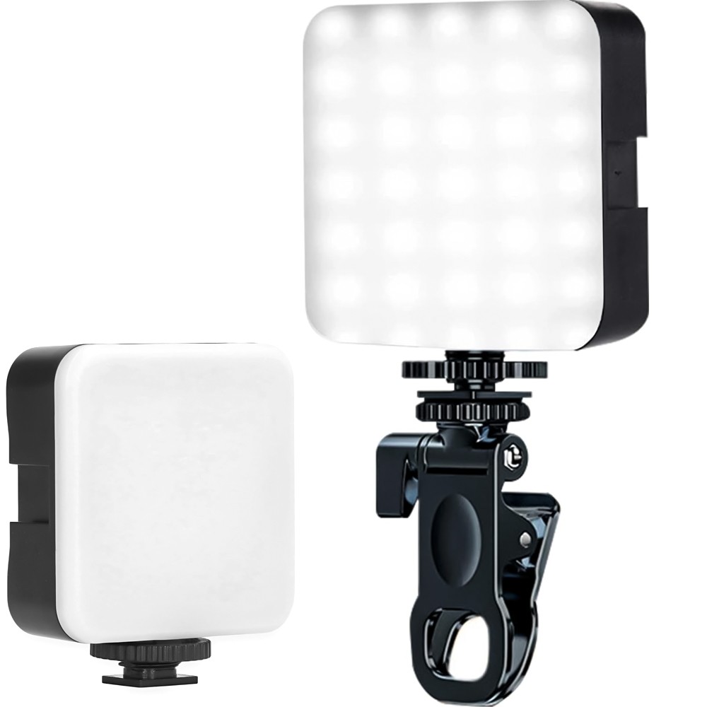 Nešiojama prisegama LED lempa telefono kamerai, prisegama LED švieselė telefonui, LED šviesa telefonui, LED apšvietimas telefono kamerai
