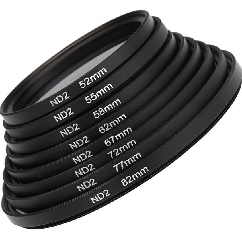 72mm ND2 filtras, neutralus tankio filtras ND2, 1 žingsnio ND filtras, ND2 neutraliojo tankio filtras, 1 stopo neutralus filtras