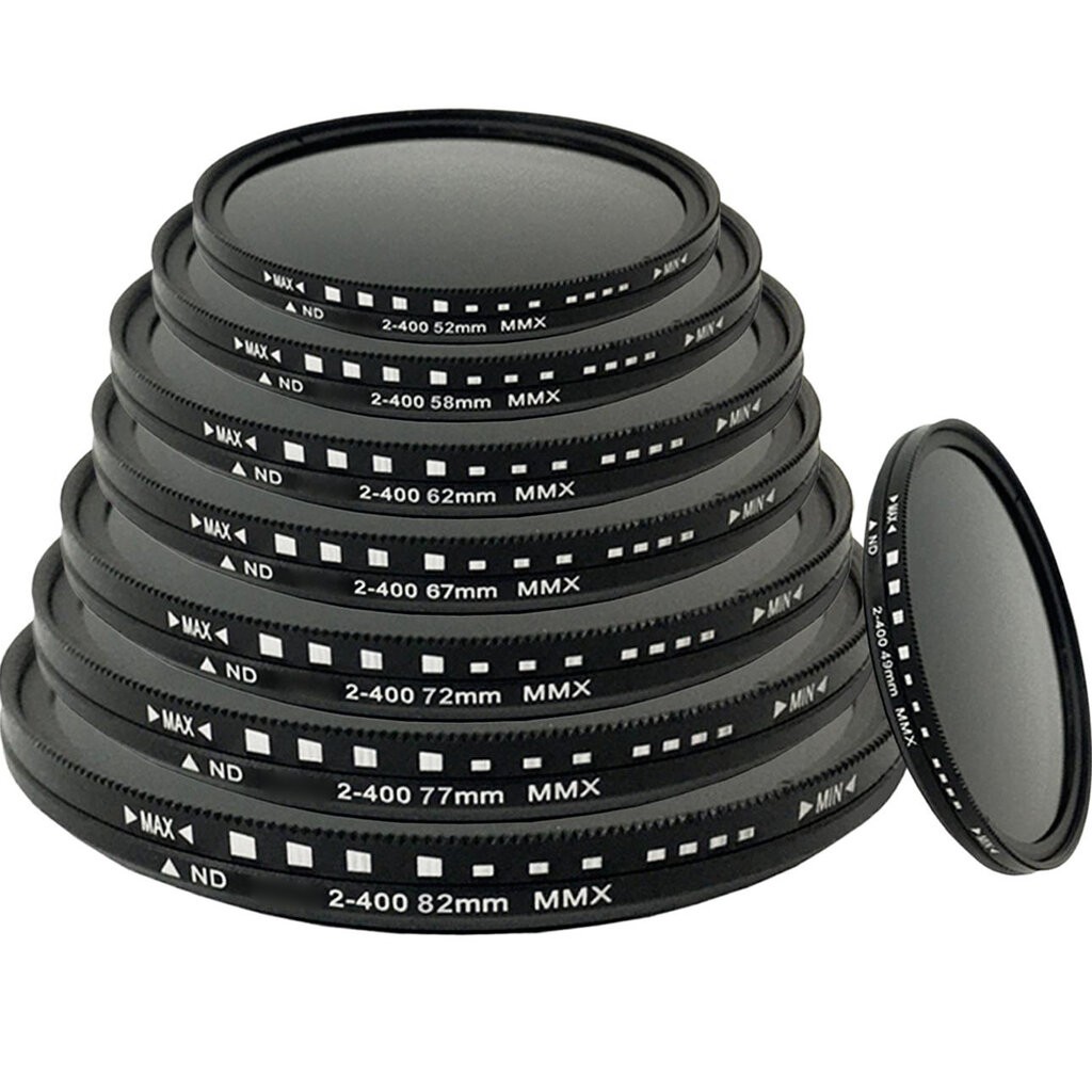 67 mm kintamasis ND filtras, ND2–400 reguliuojamas filtras, reguliuojamas ND objektyvo filtras, kintamo tankio ND filtras, reguliuojamo tankio ND filtras, kintamas pilkasis ND filtras