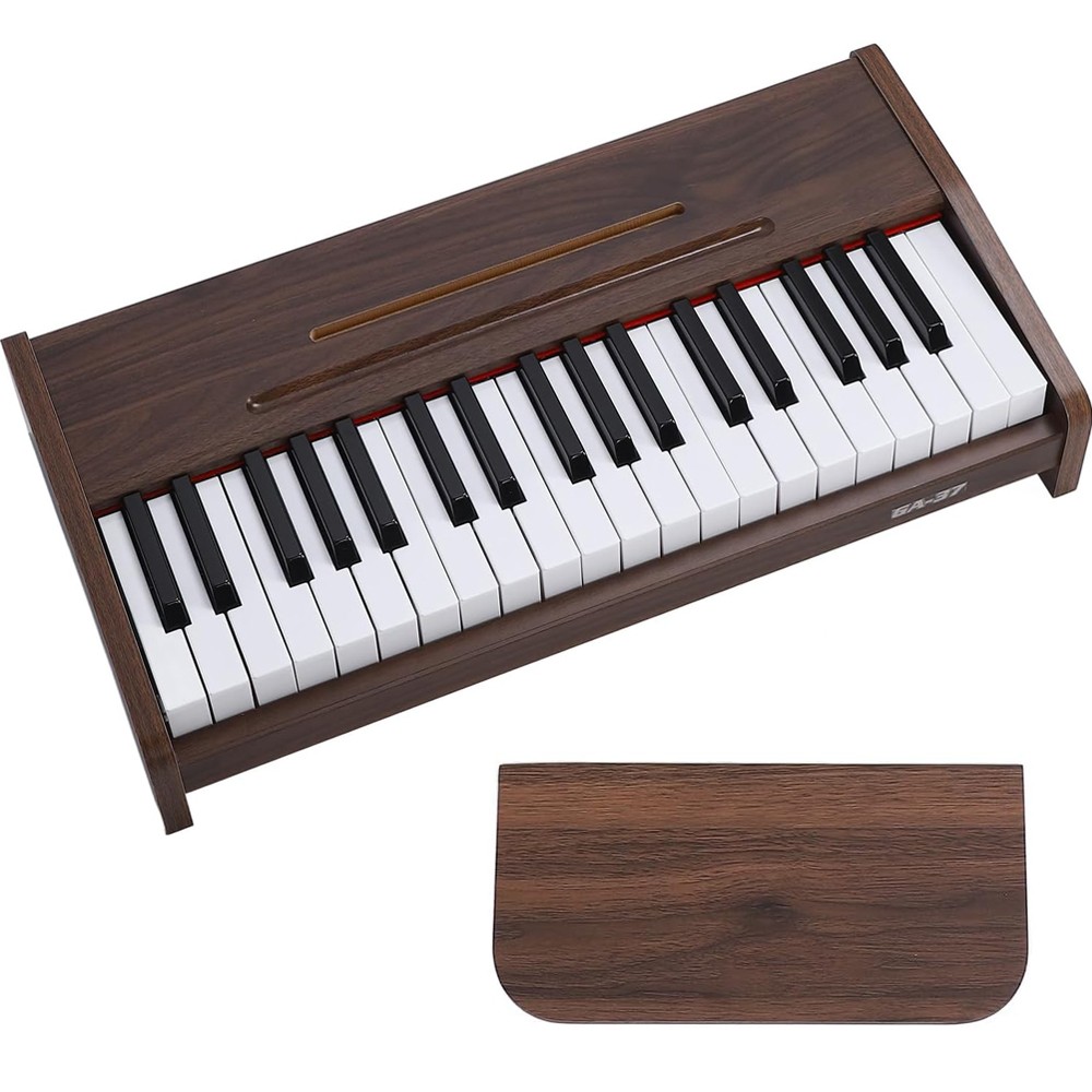 37 klavišų mini pianino klaviatūra, elektroninis pianinas, mini skaitmeninis pianino klaviatūra, sintezatorius, mini pianinas, mini klavišiniai, mažas elektroninis pianinas
