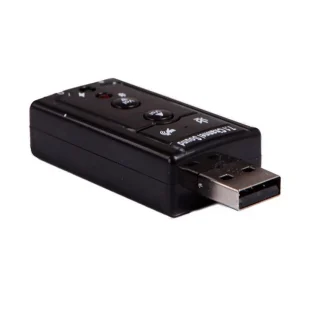 Išorinė USB garso plokštė, virtuali 7.1 garso plokštė, USB į 3,5 mm garso lizdą, USB garso adapteris, USB garso korta, USB į ausinių ir mikrofono jungtį 2