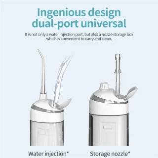 Irigatorius su 5 antgaliais, dantų irigatorius, vandens siūlas, burnos irigatorius 2
