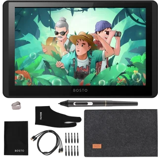 Piešimo planšetė su ekranu, grafinė planšetė Bosto, grafikos planšetės monitorius 11,6", piešimo planšetė Bosto, grafinė planšetė su ekranu 11,6"