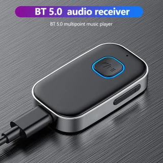 Bluetooth 5.0 AUX imtuvas, 3,5 mm belaidis garso adapteris, Bluetooth garso imtuvas automobiliui, Bluetooth AUX adapteris, belaidis garso imtuvas, Bluetooth imtuvas su 3,5 mm jungtimi 5