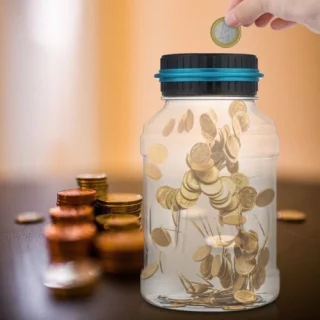 Euro monetų skaičiuojantis taupyklė, skaitmeninis monetų skaičiuojantis indas, elektroninė taupyklė, euro monetų skaitiklis, skaitmeninė taupyklė 9