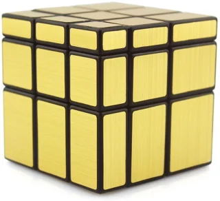 3x3 veidrodinis magiškas kubas, auksinis greičio kubas, veidrodinis rubiko kubas, 3x3 veidrodinis rubiko kubas, auksinis veidrodinis kubas, auksinis rubiko kubas 3