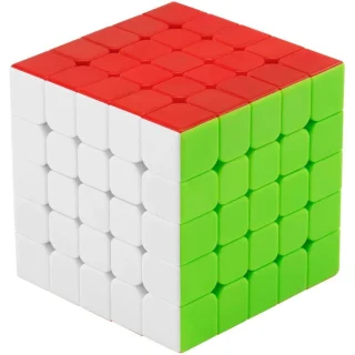 Magic Cube bekliščių lipdukų 5x5, greitasis galvosūkio kubas, Rubiko kubas, 5x5 kubas, greitasis kubas, spalvotas kubas