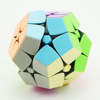 Megaminx 2x2 magiškas kubas, beklevis greitasis galvosūkio kubas, greičio kubas 6