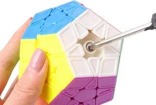 Megaminx magiškas kubas dodekaedras, greitas galvosūkio kubas, megaminx galvosūkis 4