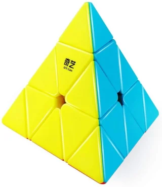 Beklipis piramidės formos „Pyraminx“ magiškas kubas, greičio galvosūkis, greitasis kubas, „Pyraminx“ dėlionė 2
