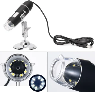 Skaitmeninis mikroskopas 1600x, OTG mikroskopas Android, skaitmeninė mikroskopo kamera, USB mikroskopas, kompiuterinis mikroskopas, nešiojamas skaitmeninis mikroskopas 4