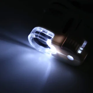 Telefono mikroskopas 60x telefono objektyvas su LED UV šviesa, telefoninis mikroskopas 60x, išmaniojo telefono mikroskopo objektyvas, 60 kartų telefono lupa, telefono lęšis su LED ir UV apšvietimu 7