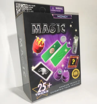 Magijos triukų rinkinys, 25 triukai, mago pradedančiojo rinkinys, iliuzijos rekvizitai, fokusų rinkinys, fokusų priemonės, magijos rinkinys vaikams 2