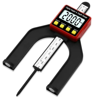 Elektroninis skaitmeninis slankmatis, gylio ir aukščio slankmatis 0‑50 mm, skaitmeninis slankmatis, elektroninis gylio matuoklis, skaitmeninis aukščio matuoklis 5