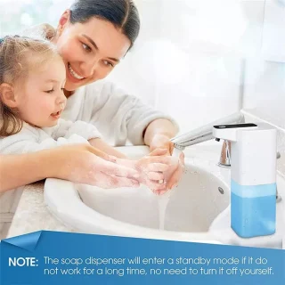 Elektrinis muilo dozatorius, automatinis muilo dozatorius 400 ml, bekontaktis muilo dozatorius, elektroninis muilo dozatorius 7