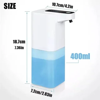 Elektrinis muilo dozatorius, automatinis muilo dozatorius 400 ml, bekontaktis muilo dozatorius, elektroninis muilo dozatorius 8