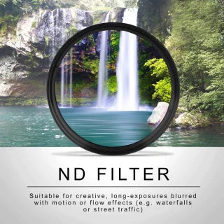 52mm ND2 filtras, neutralus tankio filtras ND2, 1 žingsnio ND filtras, 52 mm ND filtras, 52 mm neutralus tankio filtras, ND2 šviesos slopinimo filtras 2