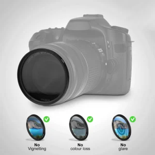 52mm ND2 filtras, neutralus tankio filtras ND2, 1 žingsnio ND filtras, 52 mm ND filtras, 52 mm neutralus tankio filtras, ND2 šviesos slopinimo filtras 4