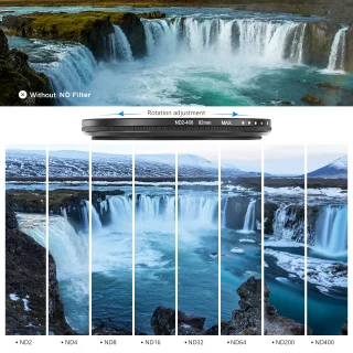55 mm kintamas ND filtras, ND2–400 reguliuojamas filtras, reguliuojamas ND objektyvo filtras, kintamosios tankio ND filtras, reguliuojamo stiprumo ND filtras, reguliuojamas neutralaus tankio filtras 2