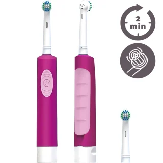 Elektrinis dantų šepetėlis, violetinis, įkraunamas dantų šepetėlis, automatinis dantų šepetėlis, elektrinė dantų šepetėlė, automatinė dantų šepetėlė