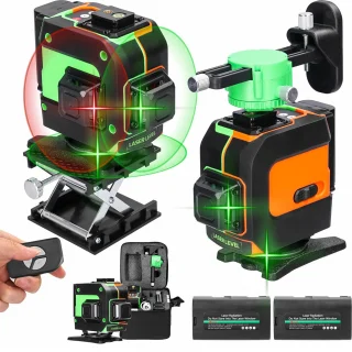 16 linijų lazerinis nivelyras, lazerinis nivelyras 4D, žalias raudonas lazerinis nivelyras, lazerinis lygis, linijinis lazerinis nivelyras