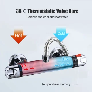 Termostatinis dušo vožtuvas su viršutine išvado anga, paslėptas dušo maišytuvas, dušo vožtuvo maišytuvas, termostatinis dušo maišytuvas, dušo termostatinis maišytuvas, dušo maišytuvas su viršutine išvado anga 2