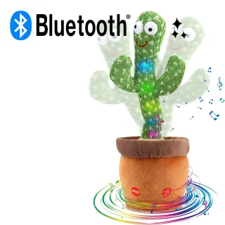 Šokantis kalbantis kaktuso žaislas, dainuojantis kaktusas su „Bluetooth“, šokantis kaktusas, kalbantis kaktusas, dainuojantis kaktuso žaislas