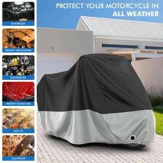 Motociklo uždangalas 230×95×125 cm, motociklo danga, motociklo apdangalas, motorolerio uždangalas, motorolerio danga 2