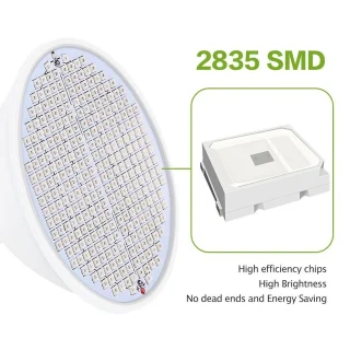 LED augalų auginimo lempa 20W, augalų lempa, lempa augalams, LED lempa augalams, LED augalų šviestuvas, LED fitolempa 7