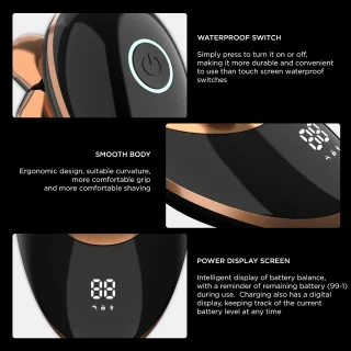 Elektrinis skustuvas vyrams, rotacinis skustuvas, 5 in 1 priežiūros rinkinys, elektrinė barzdaskutė, rotacinė barzdaskutė, vyrų skutimui skirtas elektrinis skustuvas 2