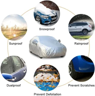 Automobilio uždangalas 400×175×155 cm, hečbekų uždangalas, automobilių uždanga hečbekams, mašinos uždangalas hečbekui 5