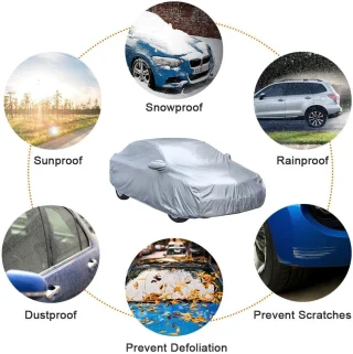 Automobilio uždanga 460×180×150 cm, sedanų uždangalas, automobilio apdangalas, sedano apdangalas 5