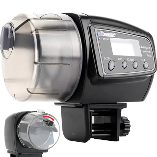 Automatinis žuvų šėriklis akvariumui 100 ml, automatinis žuvų maitinimo dozatorius akvariumui, žuvų lesinimo įrenginys akvariumui