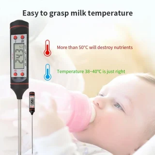 Skaitmeninis maisto mėsos termometras, 15 cm zondo termometras, maisto ruošimo termometras, virtuvinis termometras, maisto termometras, zondinis maisto termometras 4