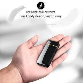 Elektrinis plazminis juodas žiebtuvėlis, USB įkraunamas žiebtuvėlis, bekurpelnis žiebtuvėlis, elektrinis USB žiebtuvėlis, plazminis žiebtuvėlis, liepsnos neturintis žiebtuvėlis 5