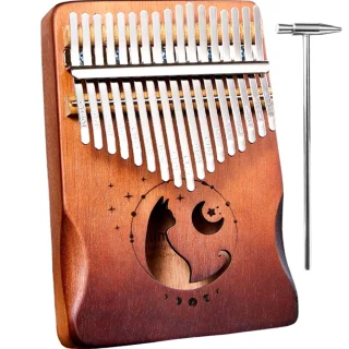 Kalimba nykščių pianinas 17 klavišų, kalimba instrumentas, medinis pirštų pianinas, nykščių muzikinis instrumentas, pirštų klavišinis instrumentas