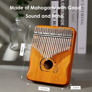 Kalimba nykščių pianinas 21 klavišas, kalimba instrumentas, medinis pirštų pianinas, nykštukinis pianinas, pirštinis pianinas, kalimbos pianinas 4