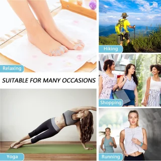 Pirštų skirtukai, pirštų plėtikliai, iššokusių kauliukų (hallux valgus) korektorius, pirštų atskyrikliai 5