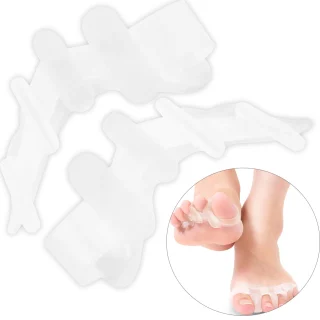 Pirštų skirtukai, pirštų plėtikliai, iššokusių kauliukų (hallux valgus) korektorius, pirštų atskyrikliai
