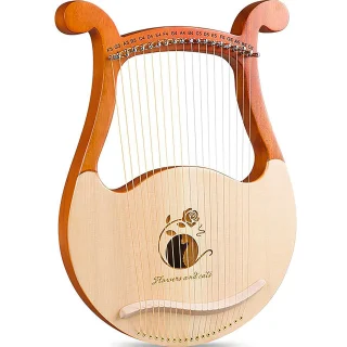 19 stygų lyra arfą, lyra arfą, arfą instrumentas, lyros arfą, styginė lyra, 19 stygų arfą
