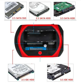 HDD skaitytuvas, HDD SSD dokavimo stotelė, USB 3.0 HDD dokas, kietojo disko skaitytuvas, SSD skaitytuvas, USB 3.0 kietojo disko dokas 3