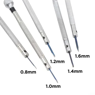 Mini atsuktuvų rinkinys 0,8–1,6 mm, 5 vnt., precizinis mini atsuktuvų rinkinys, smulkių atsuktuvų komplektas, tikslus atsuktuvų rinkinys, mini ploni atsuktuvai 7