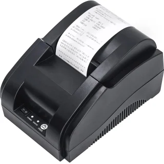 Kvito spausdintuvas 58 mm, USB terminis kvitų spausdintuvas, POS bilietų spausdintuvas, kvitų printeris, čekio spausdintuvas, termospasdis, POS kvitų printeris