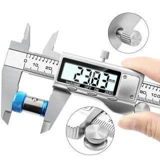 Skaitmeninis slankmatis, elektroninis slankmatis 150 mm, tikslus matavimo slankmatis, elektroninis su skaitmeniniu ekranu slankmatis, skaitmeninis matavimo įrankis